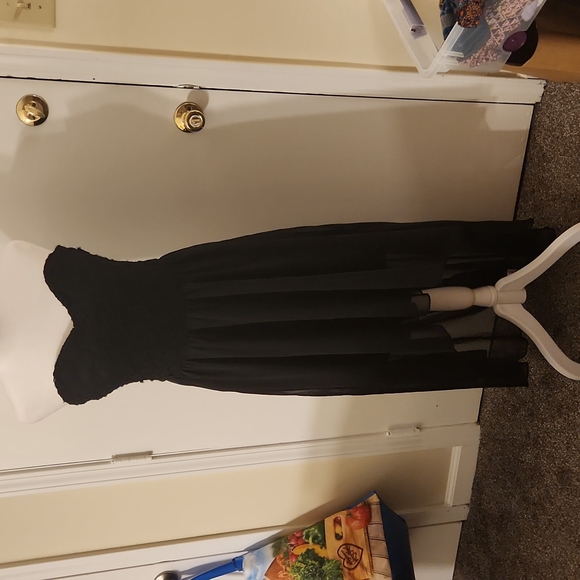 Deb Dresses & Skirts - Deb black high low dress